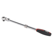 Sealey Ratchet Wrench 1/2"Sq Drive Flexi-Head Extendable Platinum Series AK8984 Sealey - Dynamic Drive