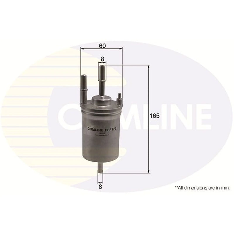 Comline Fuel Filter Element fits Audi A1 2010-2018 1.0 1.2 1.4 1.8 2.0