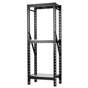 Bunker 3 Tier Racking System 750mm with Stainless Steel Shelving