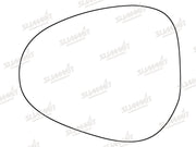 Summit Stick-On Standard Mirror Glass fits Lancia Ypsilon 10 on LHS Summit - Bars 4 Cars