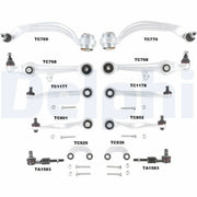 Delphi 12 x Control Arm Repair Kit Front fits Audi A4 B5 1994-2001