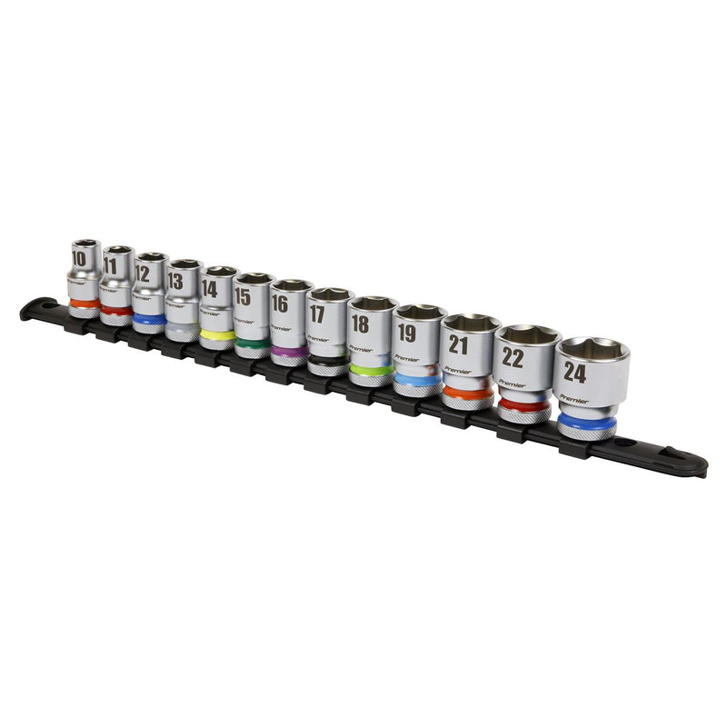Sealey Premier Platinum Premier Platimum Socket Set 1/2"Sq Drive 13pc AK2661 Sealey Premier Platinum - Dynamic Drive