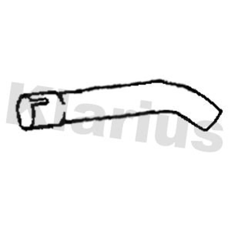 Klarius Exhaust Pipe OD fits Ford Transit 2007-2014 2.2