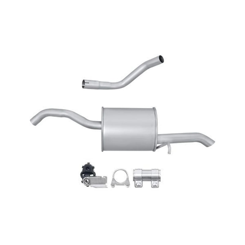 Hella End Silencer Rear fits Renault Captur I 2013-2019 1.2 1.5