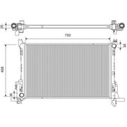 Valeo Engine Radiator 701356