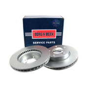 Borg & Beck Front & Rear Brake Discs & Pads fits Ssangyong Rodius I 2005 on 2.7