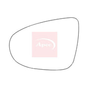 Apec Exterior Wing Mirror Glass Left fits VW Golf Plus V 2005-2013 1.4 1.6 2.0