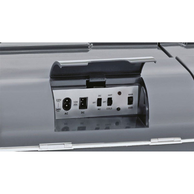 Ecocool Grey 24L Coolbox (590173) Convenient 12V 230V Cooler for Any Adventu Ecocool - Dynamic Drive
