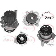 Apec Engine Cooling Water Pump fits Audi A2 2000-2005 1.2 1.4