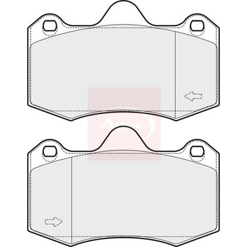 Apec Front Brake Vented Discs & Pads fits Renault Clio 2000-2005 3.0
