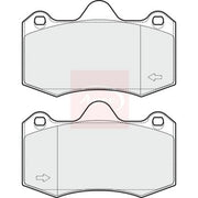 Apec Front Brake Vented Discs & Pads fits Seat Ibiza 2004-2008 1.8 1.9