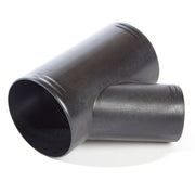 Whale Air Duct Fitting Unequal 'Y' Branch 90mm x 65mm x 90mm Black Whale - Dynamic Drive