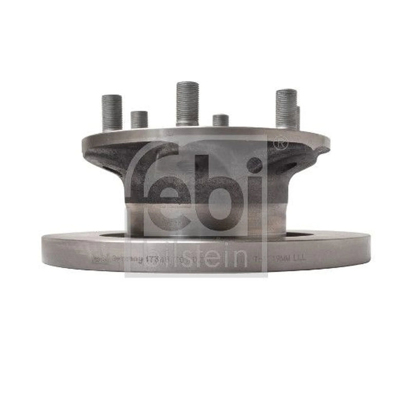 Febi 2 x Solid Front Brake Discs 17348-x2