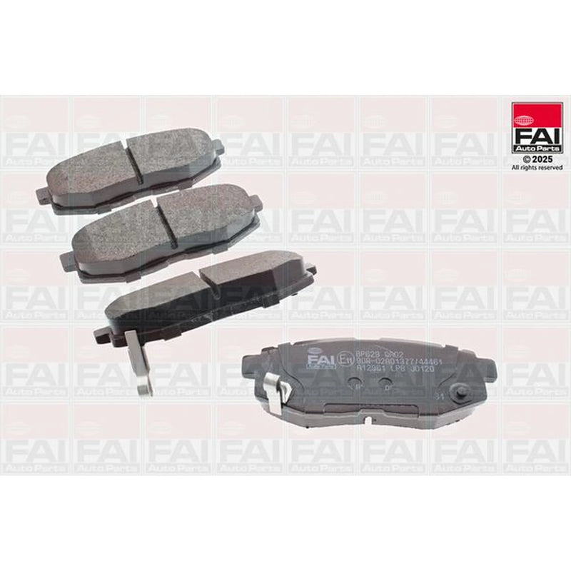 FAI Rear Brake Pad Set fits Subaru Brz 2012 on 2.0