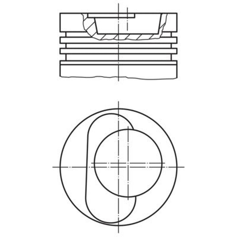 Mahle Piston Cylinder Bore = 128mm