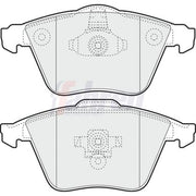 Fahren Front & Rear Pads fits Mazda 3 2006-2009 2.3