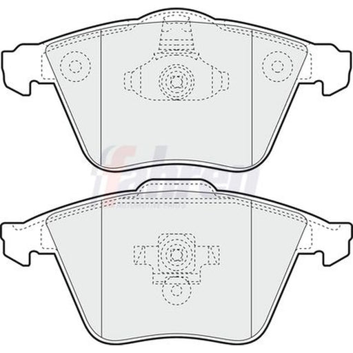 Fahren Front Brake Pad Set FBP3198