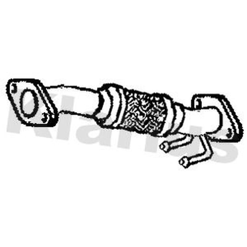 Klarius Exhaust Pipe OD fits Kia Picanto III 2017 on 1.2