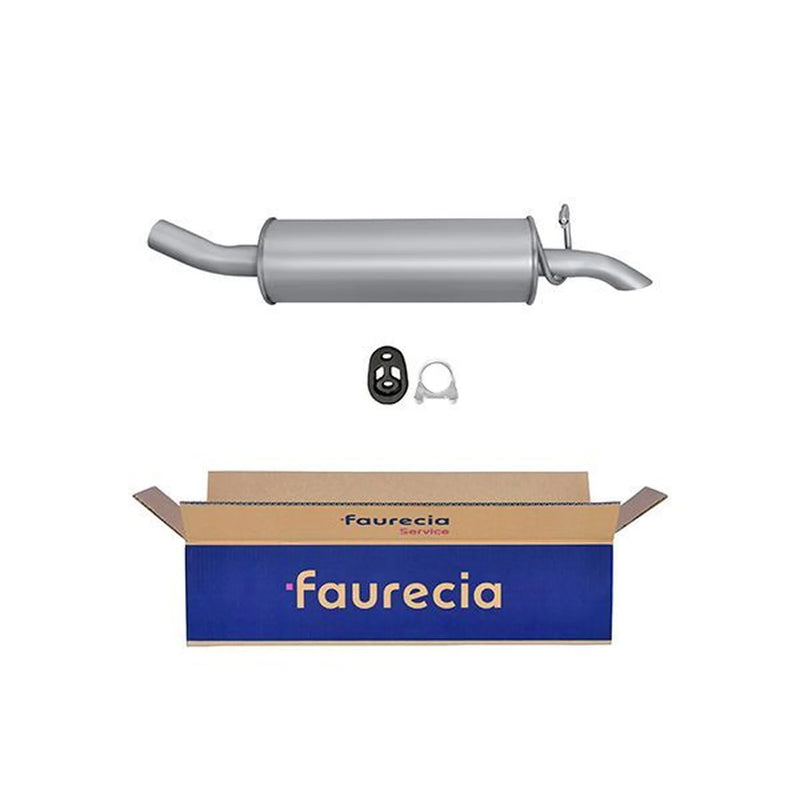 Hella End Silencer Rear fits Ford Fiesta 1989-1995 1.4
