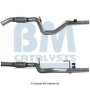 BM Catalysts Exhaust Pipe OD fits Fiat 500X 2018 on 1.0