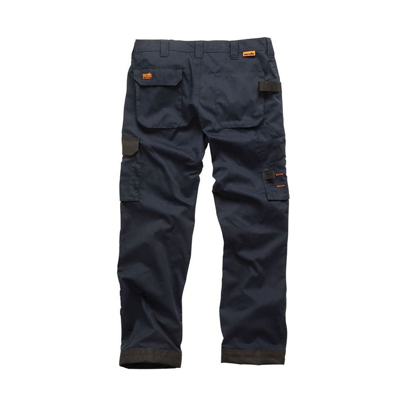 Scruffs Worker Trousers Navy 28R Scruffs - Dynamic Drive
