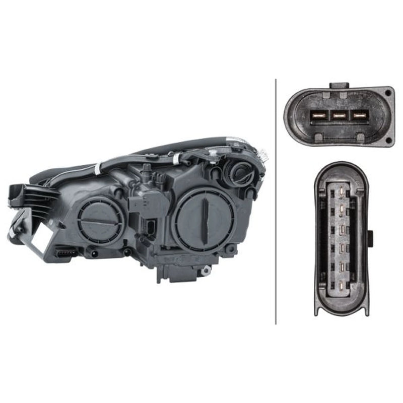 Hella Headlight Headlamp W5W Right fits Mercedes-Benz Cls 2004-2010