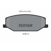 Textar Front Brake Pad Set 2114202