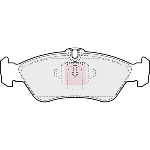 Apec Rear Brake Pad Set fits Mercedes-Benz Sprinter 3-T 1995-2006