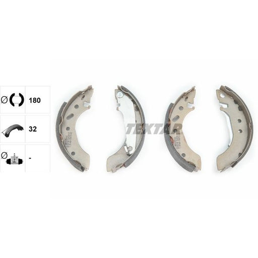 Textar Brake Shoe Set Axle Kit 91043700