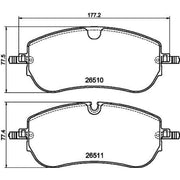 Mintex Front Brake Pad Set fits Jaguar E-Pace 2017-2018 2.0