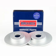 Borg & Beck Rear Brake Discs BBD4207-x2
