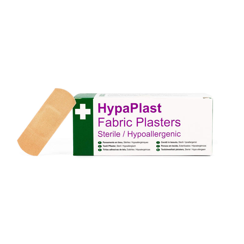 Safety First Aid HypaPlast Stretch Fabric Plasters - Pack of 100 Safety First Aid Group  - Dynamic Drive