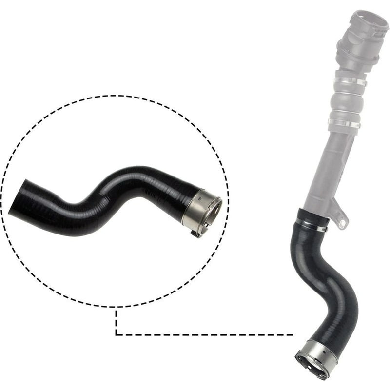 Gates Intercooler Turbo Charge Air Hose 390mm fits Dacia Dokker 2012-2021 1.5