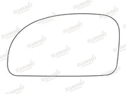 Summit Stick-On Standard Mirror Glass fits Hyundai Getz LHS Summit - Bars 4 Cars