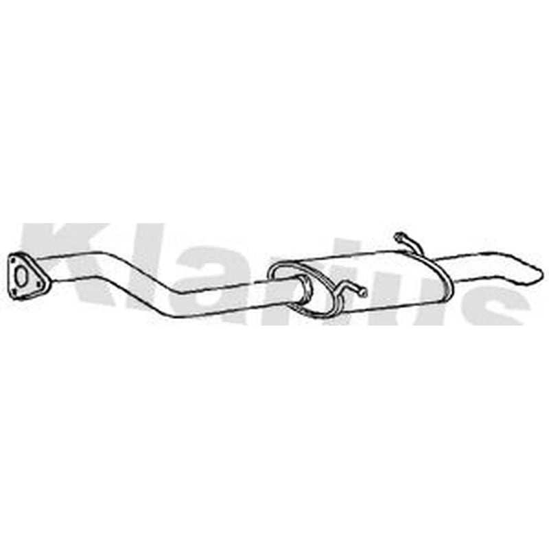 Klarius Box With Tail Pipe Rear fits Mitsubishi Pajero/Shogun III 2000-2006 3.2