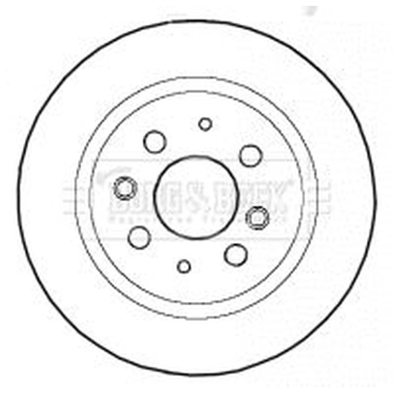 Borg & Beck Front & Rear Brake Discs & Pads fits Kia Shuma II 2001-2004 1.6 1.8