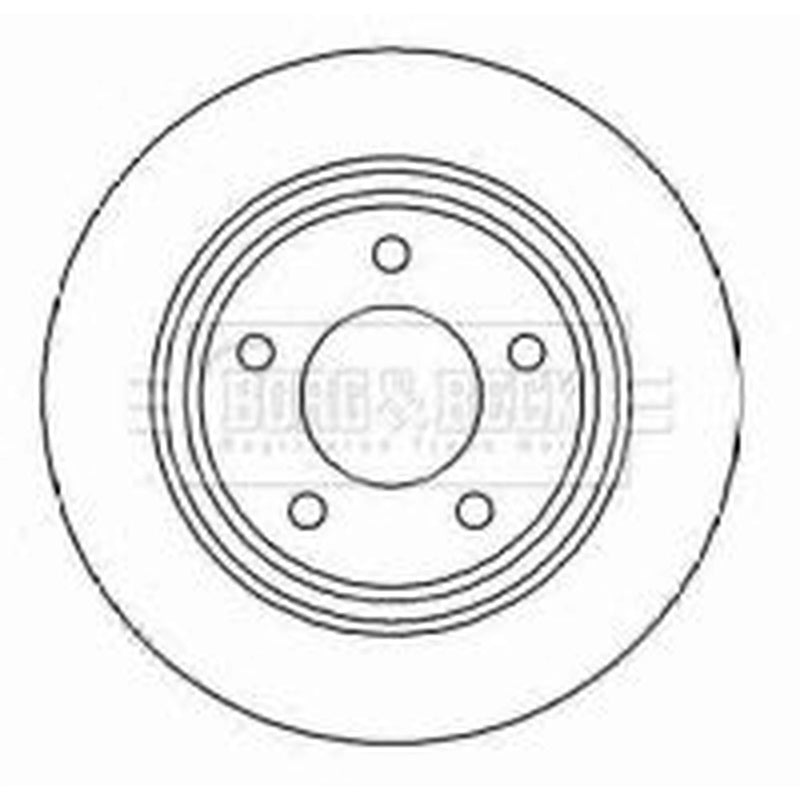 Borg & Beck Front & Rear Brake Discs & Pads fits Mazda 3 2008-2014 2.0 2.2
