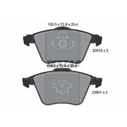 Textar Front Brake Pad Set 2391202