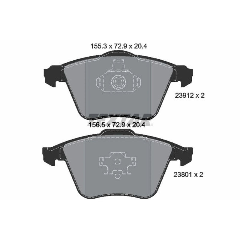 Textar Front Brake Pad Set 2391202