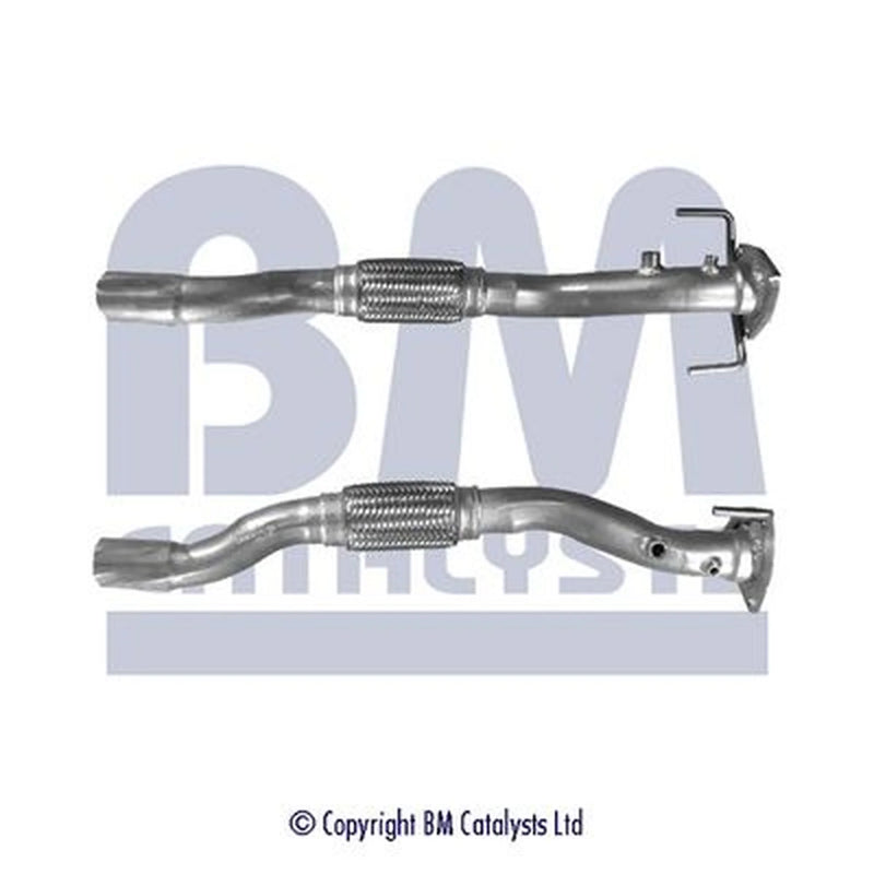 BM Catalysts Exhaust Pipe OD fits Opel Corsa D 2006-2014 1.3