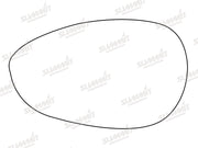 Summit Stick-On Standard Mirror Glass fits Fiat 500 Punto 05 on LHS Summit - Bars 4 Cars