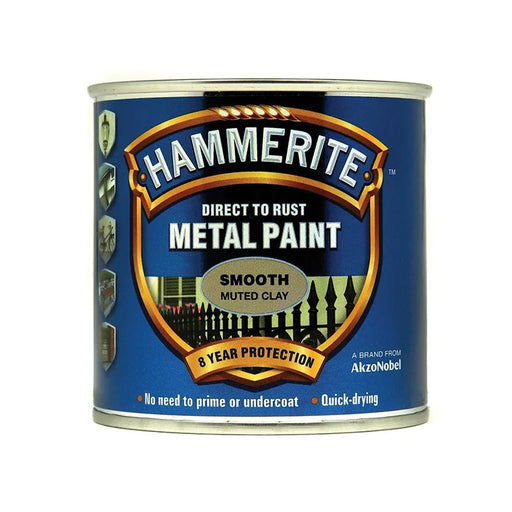 Hammerite Direct To Metal Smooth Paint 250ml Muted Clay