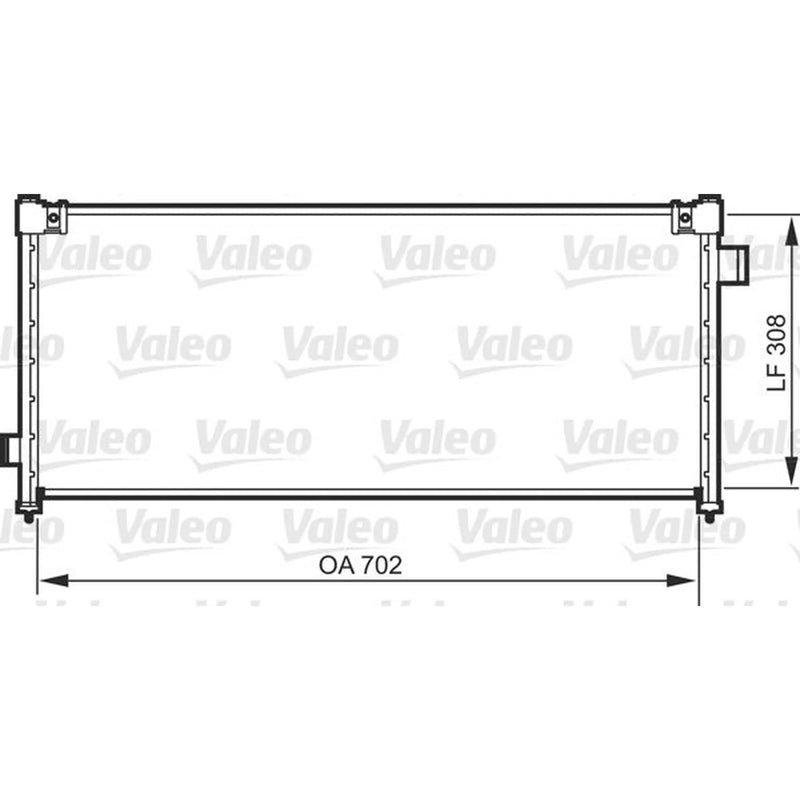 Valeo Air Conditioning Condenser 818101