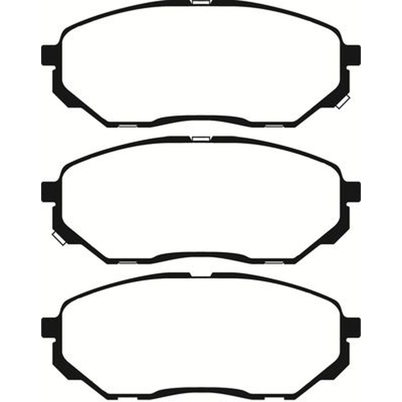 Abtex Front Brake Pad Set fits Hyundai Santa Fe IV 2018-2020 2.0 2.2 2.4 3.5