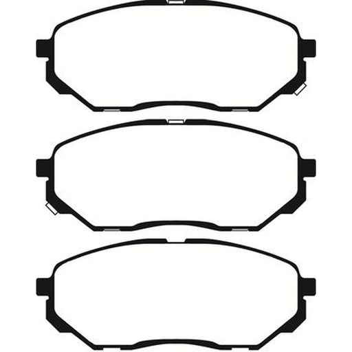 Abtex Front Brake Pad Set fits Hyundai Santa Fe IV 2018-2020 2.0 2.2 2.4 3.5