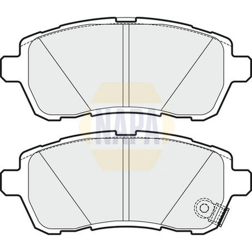 NAPA Front Brake Pad Set NBP1013