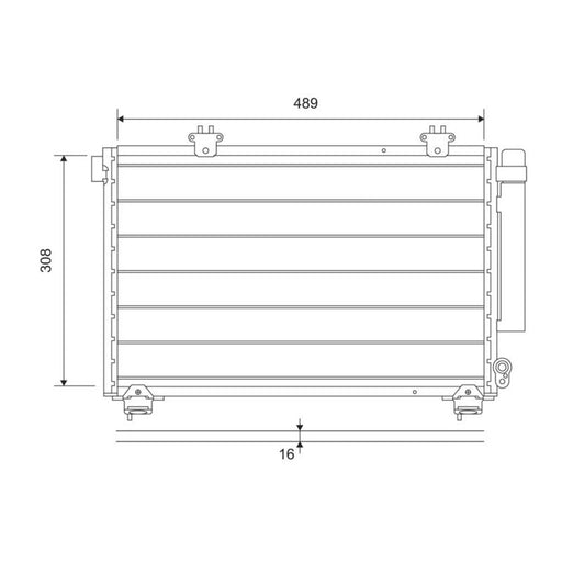 Valeo Air Conditioning Condenser 814307