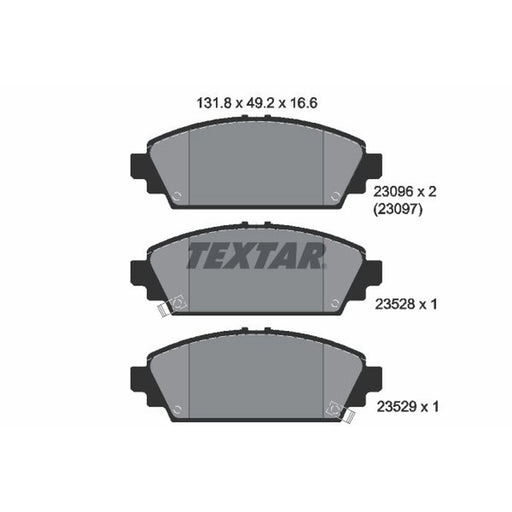 Textar Front Brake Pad Set 2309601