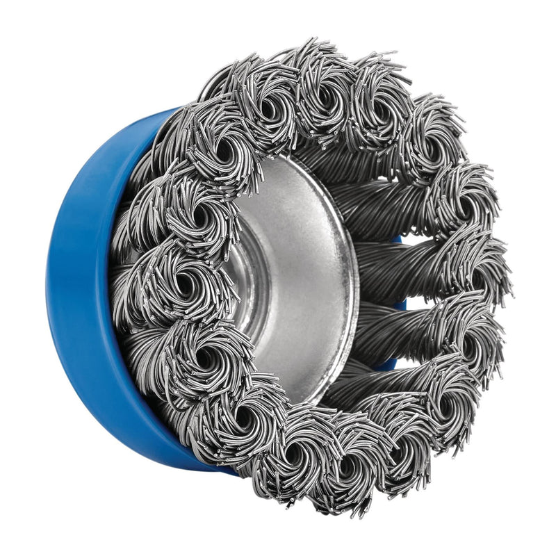 Draper Steel Twist-Knot Wire Cup Brush, 65mm, M14 41447 Draper - Dynamic Drive