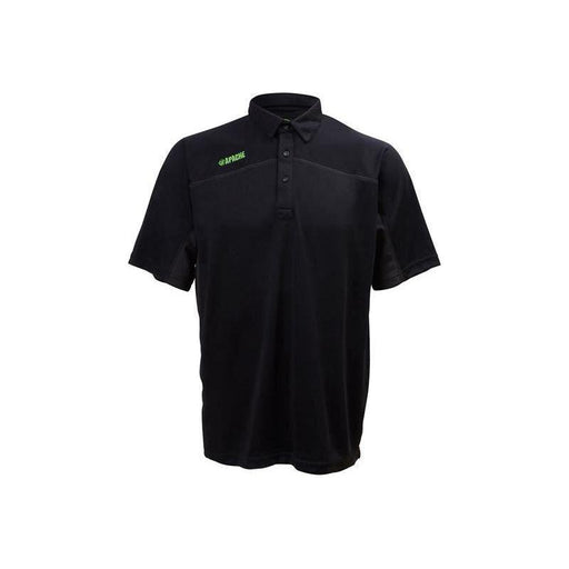 Apache Langley Black Performance Polo Shirt - XXL (47/49in) Apache - NN4 Online